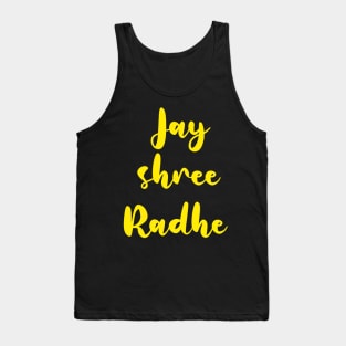 Jai shree radhe Tank Top